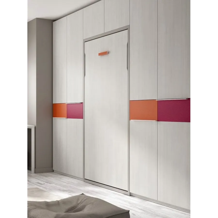 Cama abatible individual vertical 90x190 en Mueble Descanso Málaga