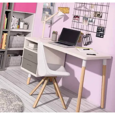 Escritorio moderno largo 147 cm.