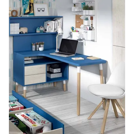 Escritorio moderno en L orientación izquierda