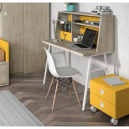 Escritorio con carga por usb y altavoz