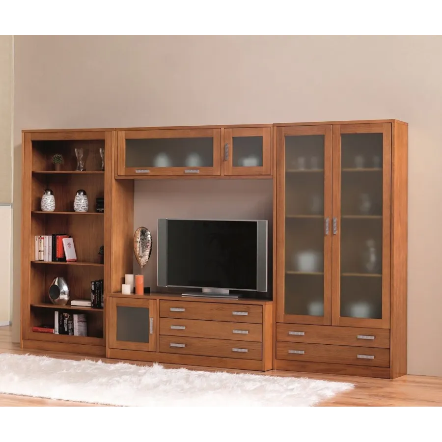 Modular de salón en madera Natura