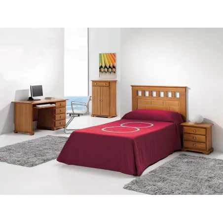 Juvenil colonial Maya madera maciza con escritorio