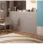 Cama abatible horizontal para colchón individual Mueble Descanso Málaga
