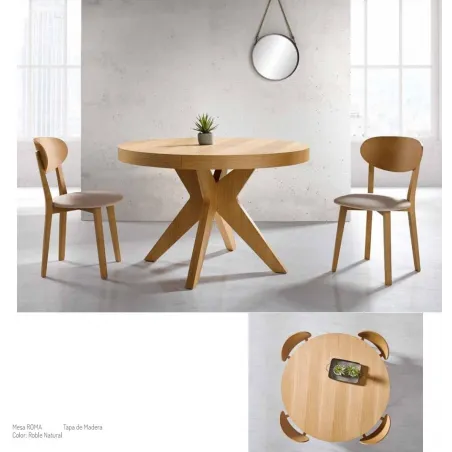 Mesa Roma extensible dos medidas