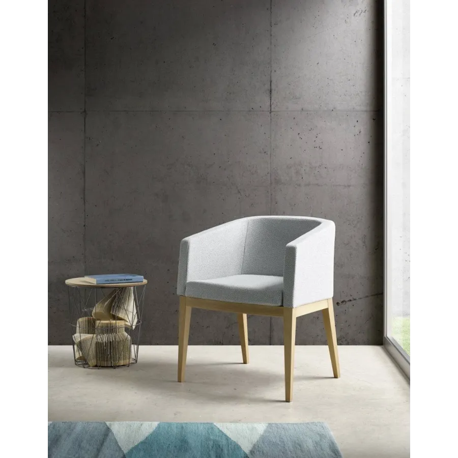 Sillón tapizado Tetris de diseño moderno