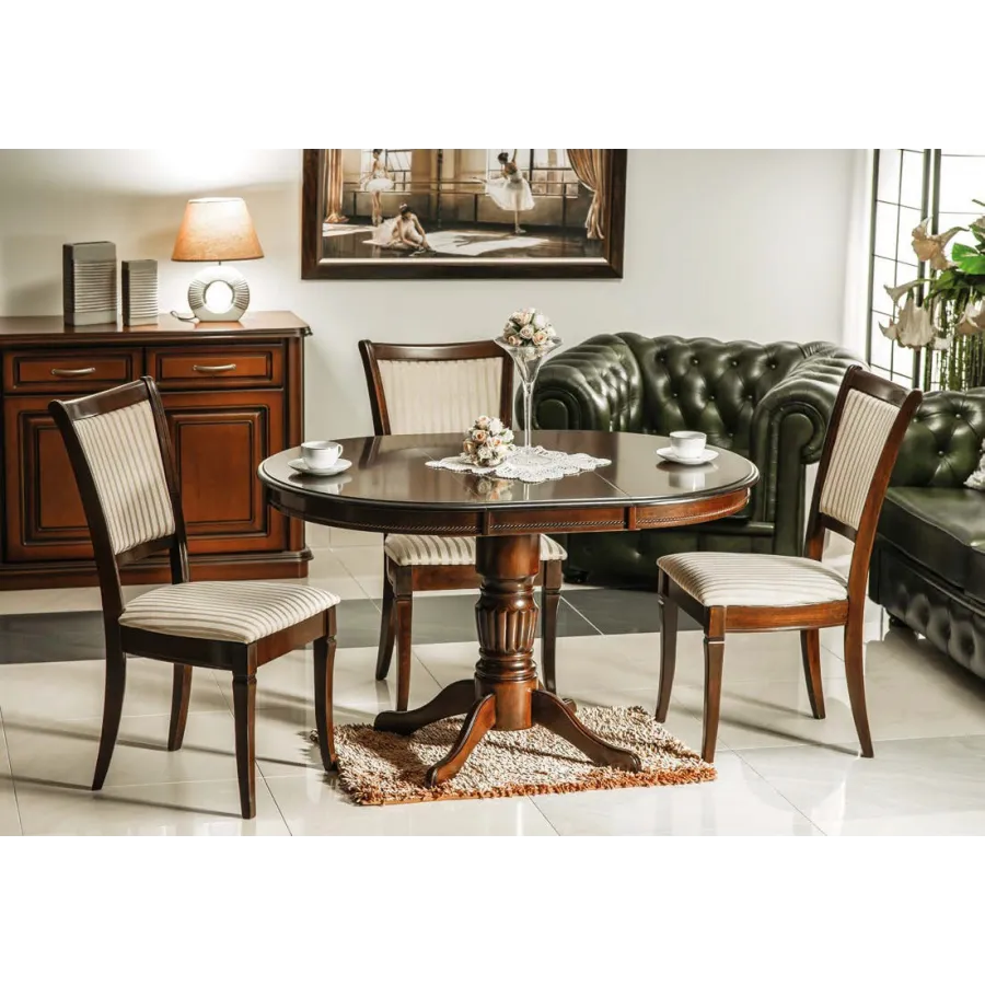 silla tapizada de diseño neoclásico en Mueblesguadalhorce.es