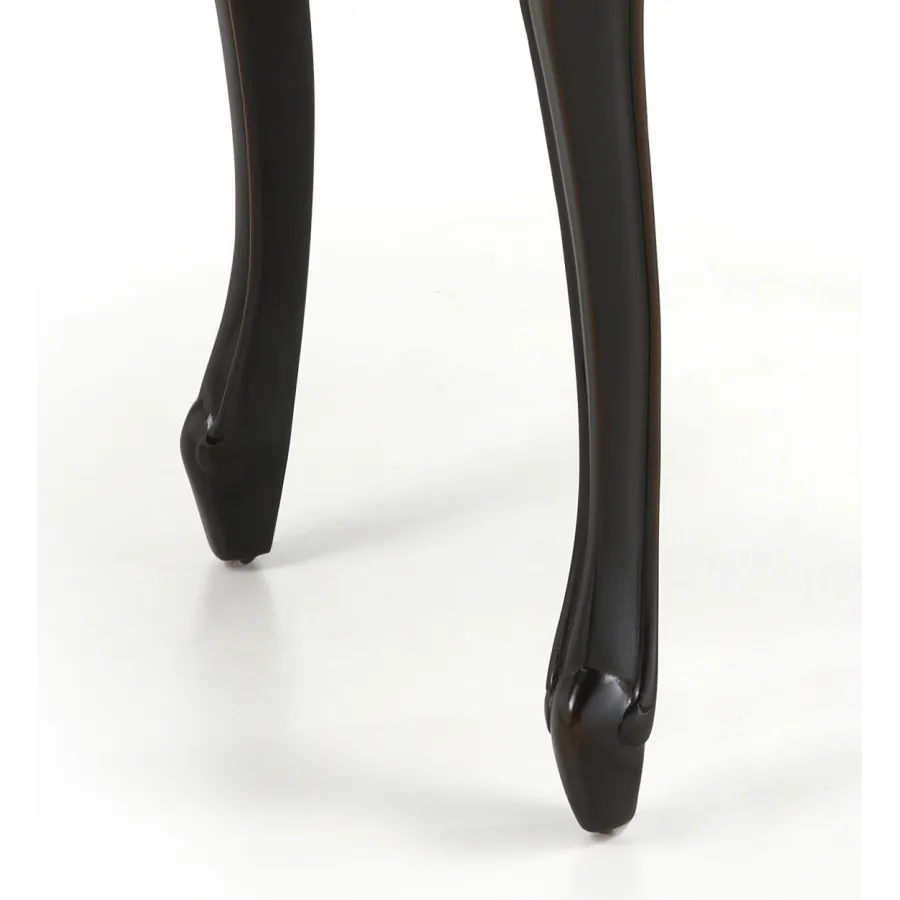 MESITA VINTAGE NEGRA 2 CAJONES en Mueblesguadalhorce.es