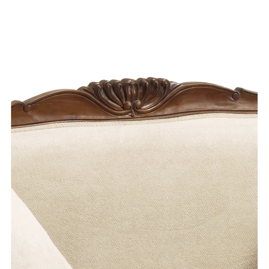 SOFA VINTAGE LOUIS HONEY 2 PLAZAS CON COJIN en Mueblesguadalhorce.es