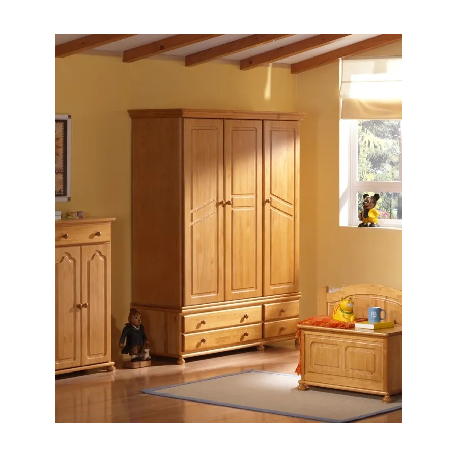 Armario 3 puertas macizas modelo Provenza en MuebleDescanso.com