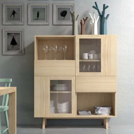 Módulo Vitrina - Estantería Zoe en Mueblesguadalhorce.es