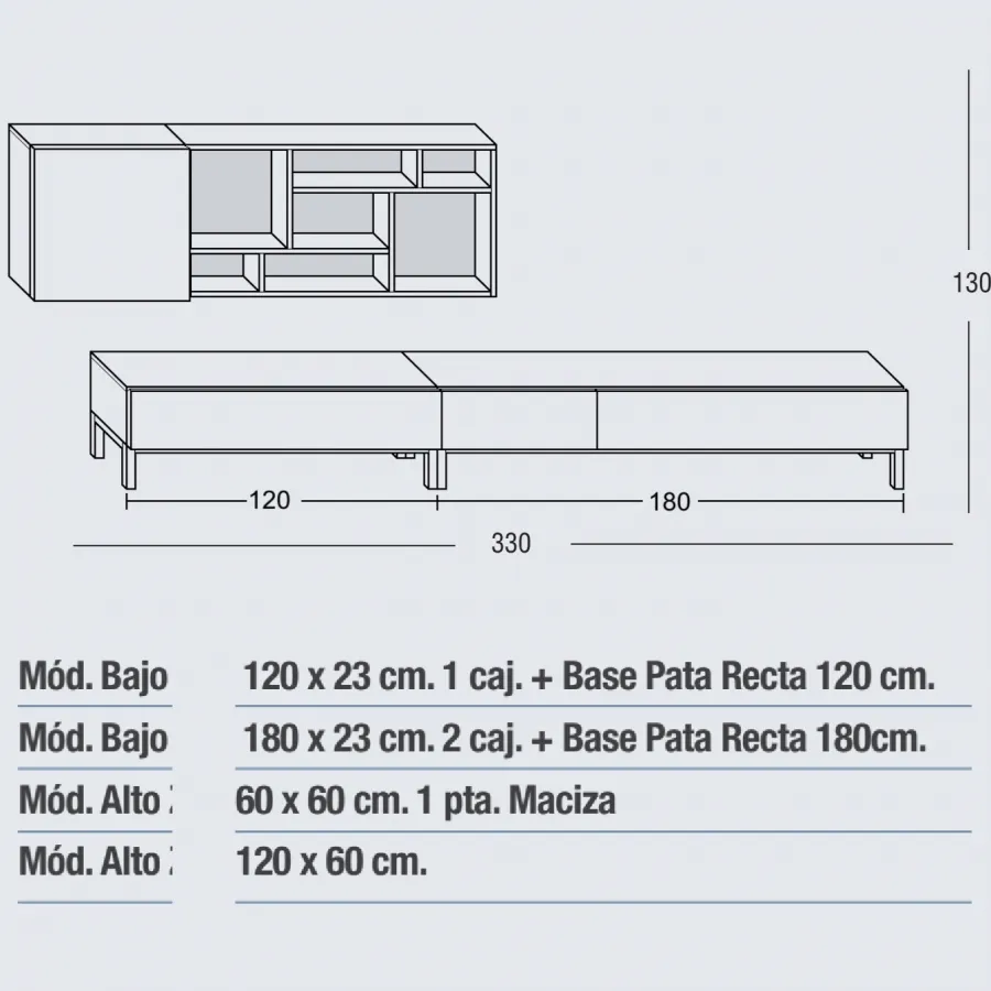 Salón de inspiración nórdica Zoe en Mueblesguadalhorce.es