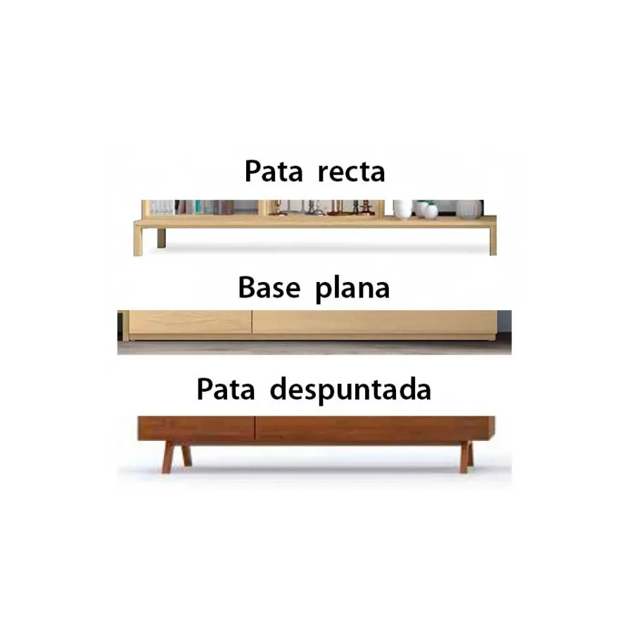 Mueble Zoe 300 de diseño en madera en Mueblesguadalhorce.es