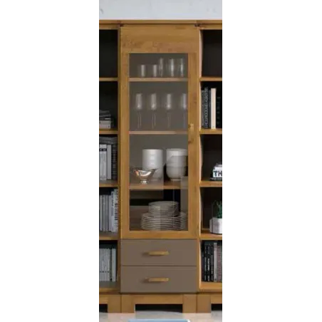 Vitrina alta Vega 1 puerta en Mueblesguadalhorce.es