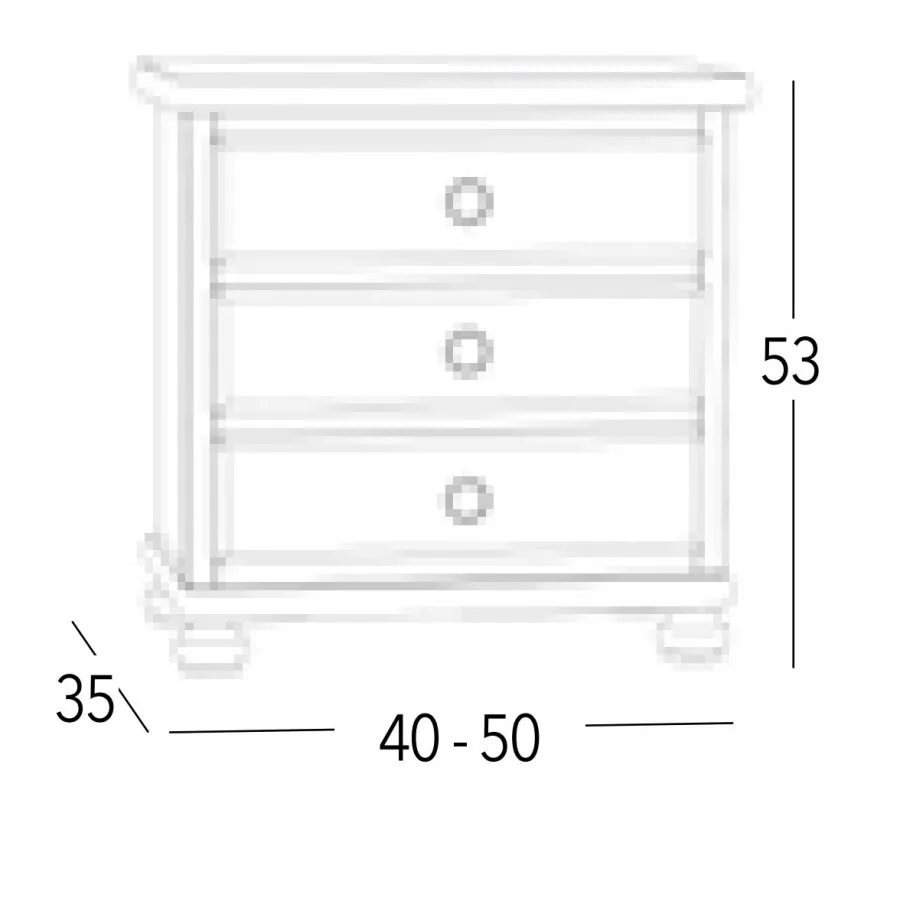 Mesita Provenza juvenil 3C en Mueblesguadalhorce.es