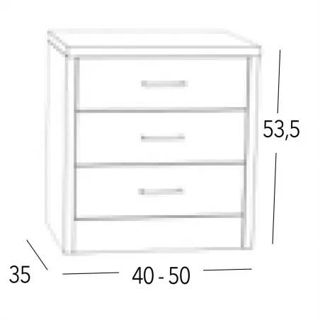 Mesita Coral 3C en Mueblesguadalhorce.es