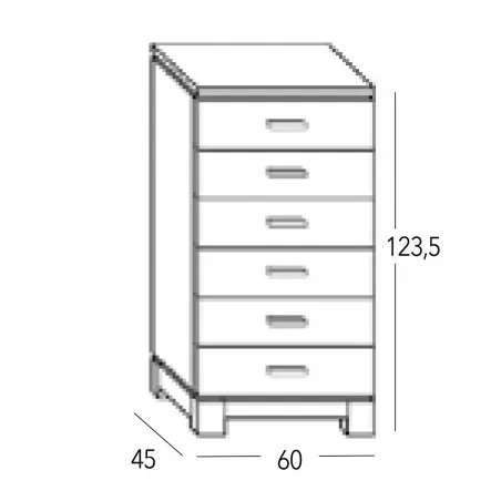 Sinfonier 60 Vega 6C en Mueblesguadalhorce.es