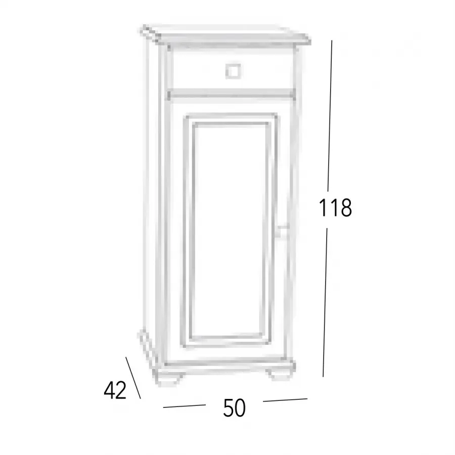 Zapatero 1P Maya juvenil 50 en Mueblesguadalhorce.es