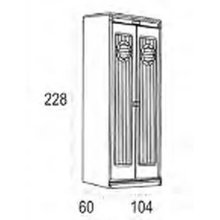 Armario naútico Camarote dos puertas en Muebledescanso.com