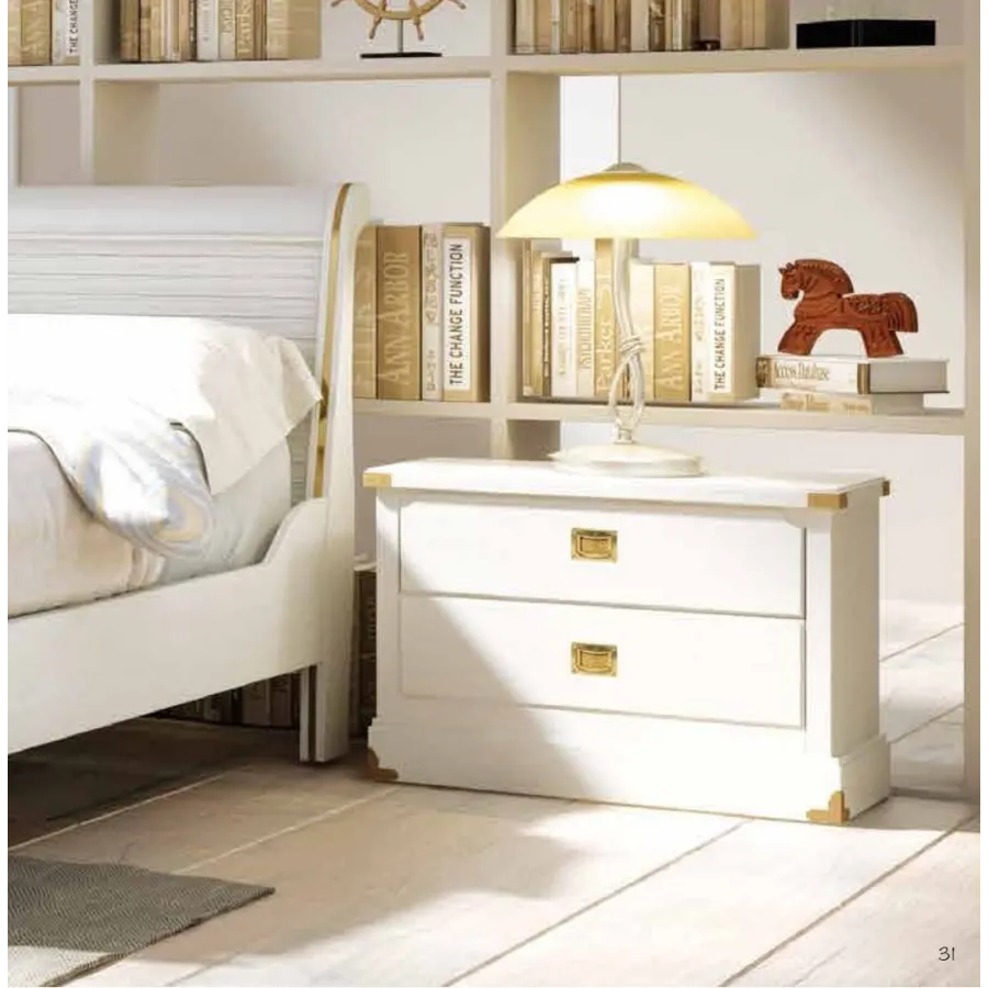 Mesita dos cajones Camarote 78 en Mueblesguadalhorce.es