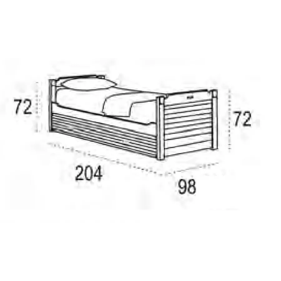 Cama nido 90 Camarote con cajones en Mueblesguadalhorce.es