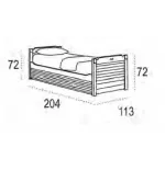 Cama nido Camarote con cajones en Mueblesguadalhorce.es