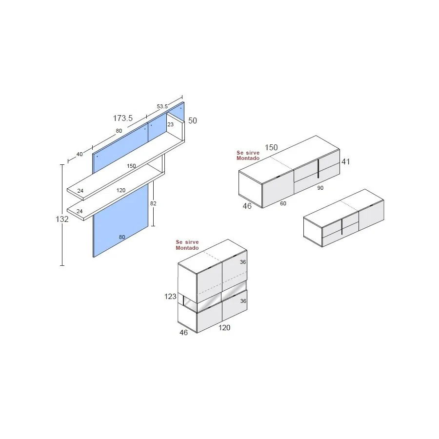 Salón C814 en Mueblesguadalhorce.es