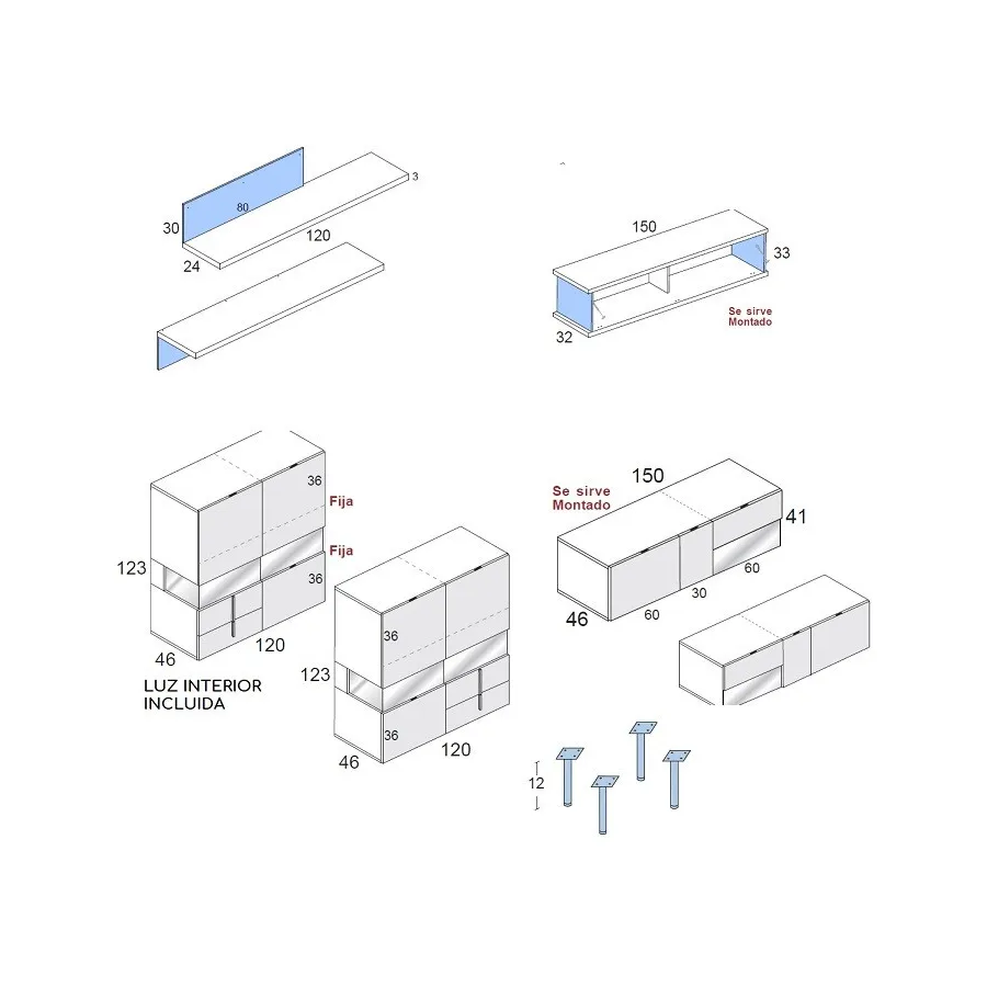 Salón 818 en Mueblesguadalhorce.es
