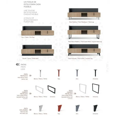 Mueble de TV C830 en Mueblesguadalhorce.es