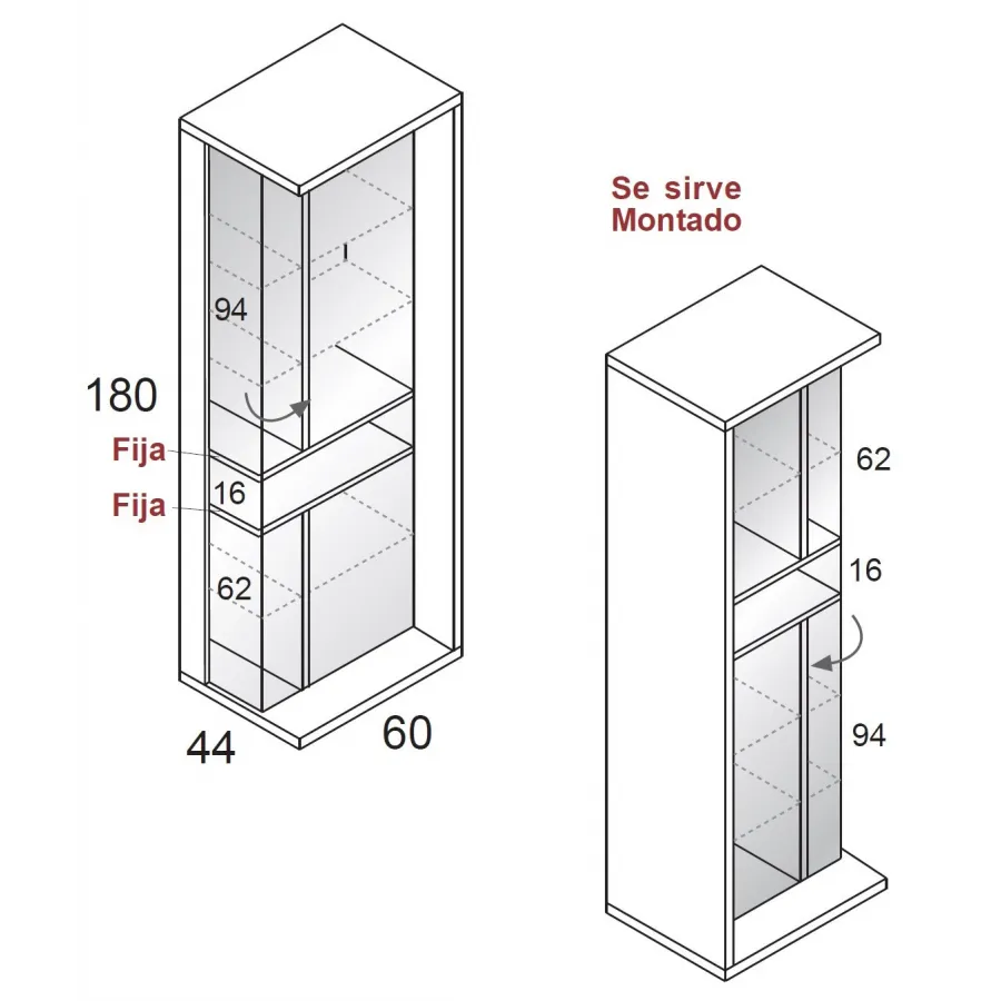Vitrina Class C230 en Mueblesguadalhorce.es