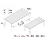 Mesa de comedor Arco en Mueblesguadalhorce.es