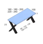 Mesa de comedor Arco en Mueblesguadalhorce.es
