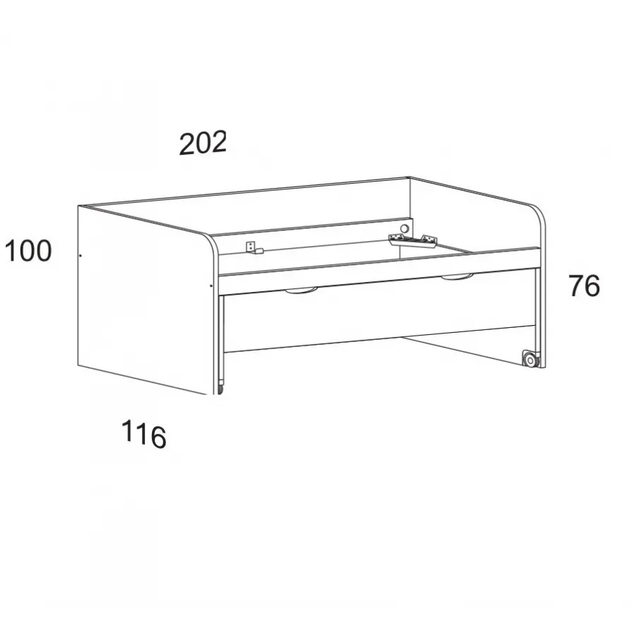 COMPACTO CANAPÉ 105X190