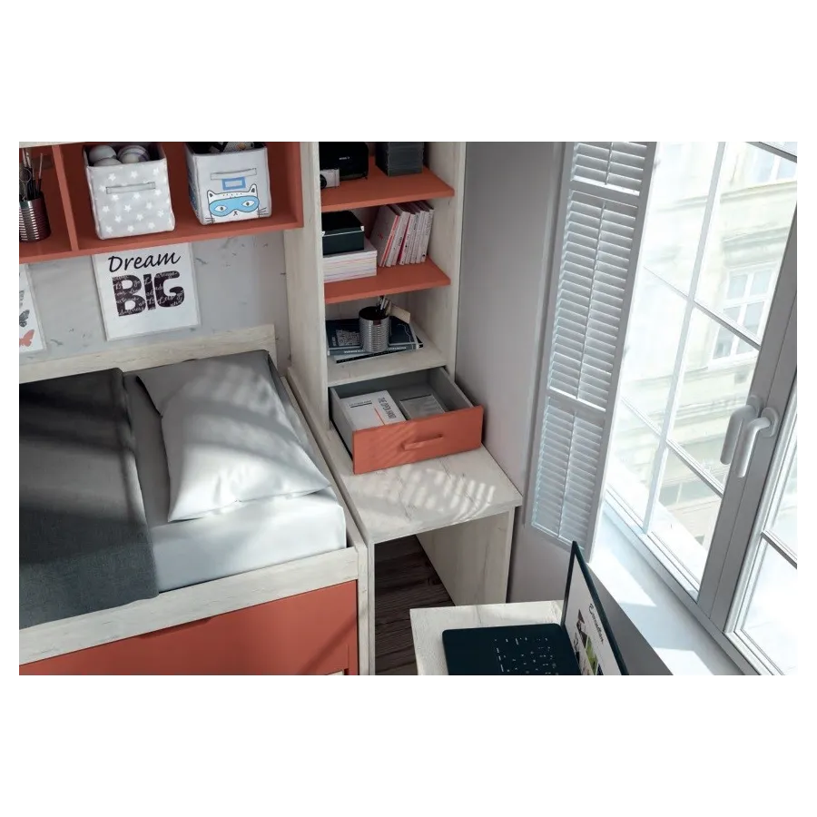 COMPOSICIÓN JUVENIL CON PUENTE