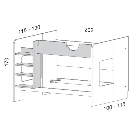 LITERA CON BLOC DE CAJONES