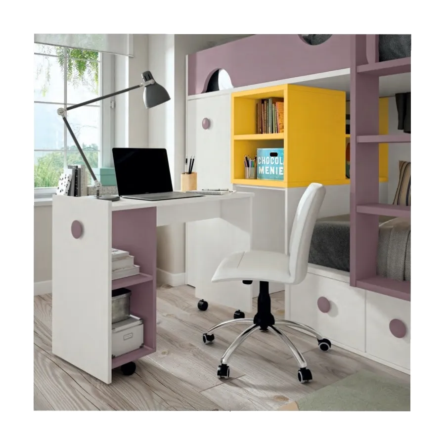 CAMA TREN CON ARMARIO Y ESCRITORIO OCULTOS