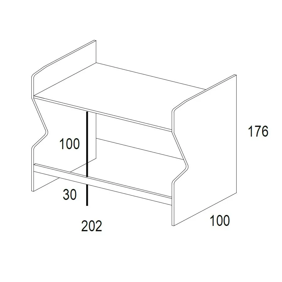 Litera con cajones de cierre amortiguado