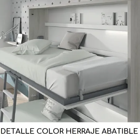 Litera abatible con altillo Muebles Ros en Mueblesguadalhorce.es