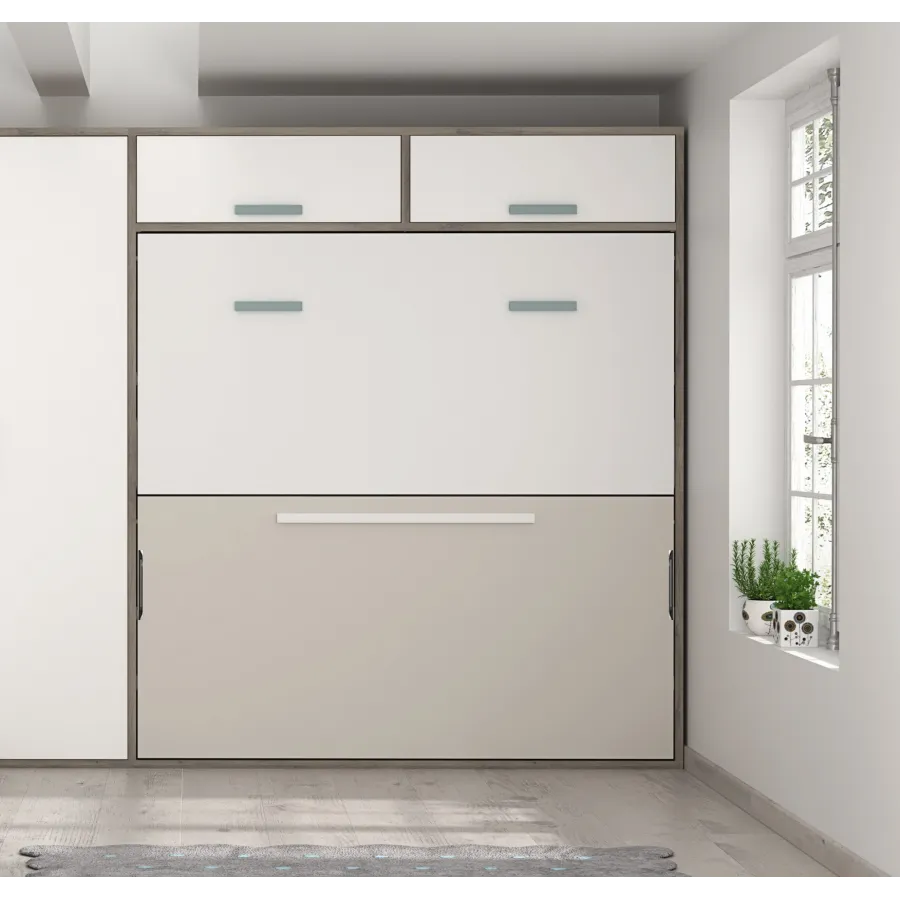 Litera abatible con altillo Muebles Ros en Mueblesguadalhorce.es