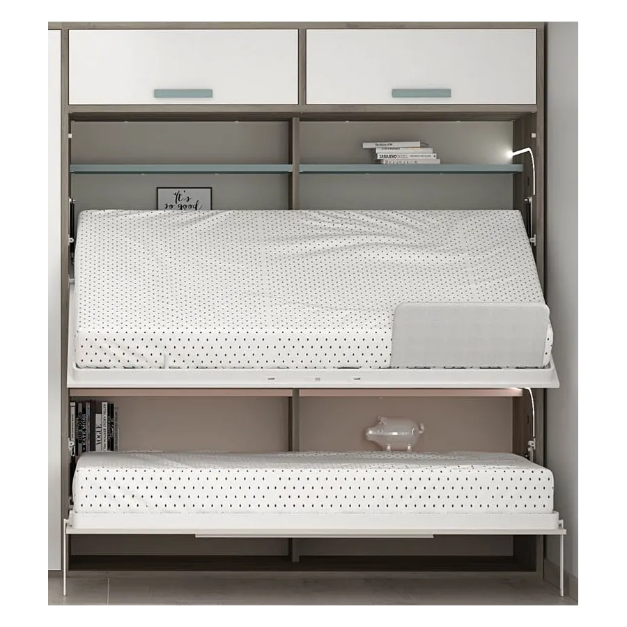 Litera abatible con altillo Muebles Ros en Mueblesguadalhorce.es