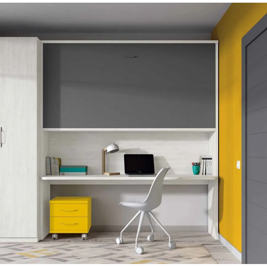 Cama abatible 90X190 con escritorio grandes dimensiones