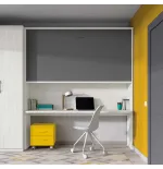 Cama abatible 90X190 con escritorio grandes dimensiones