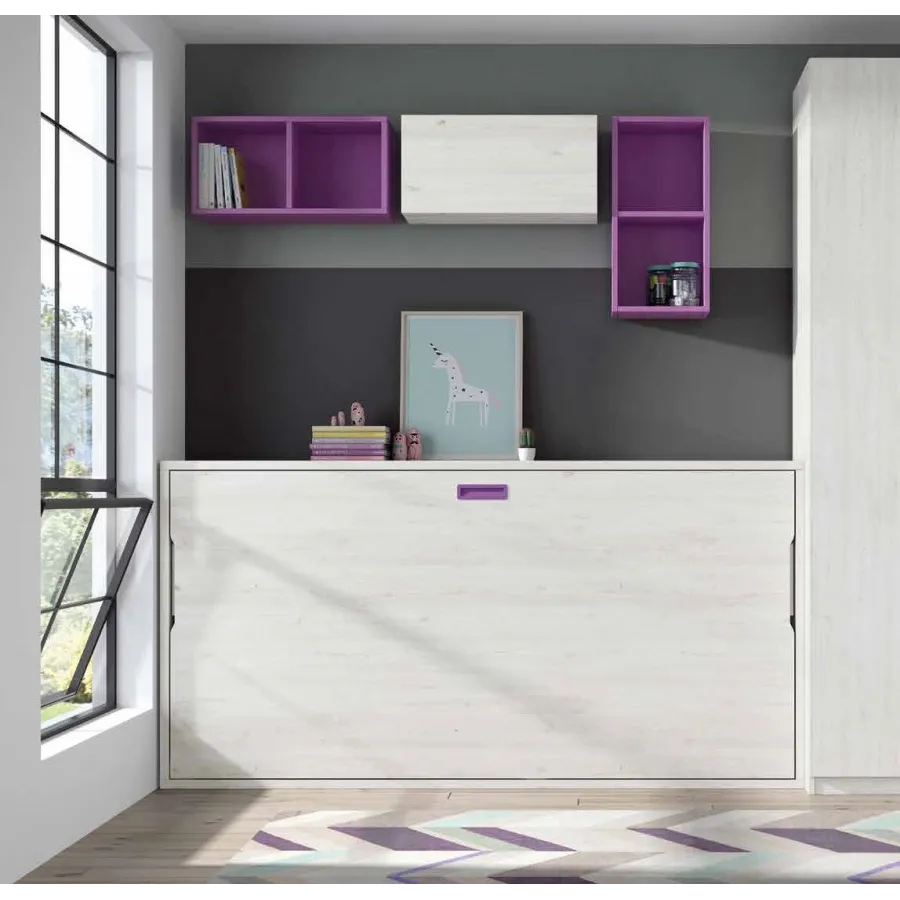 Cama abatible 90X190 WT sencilla