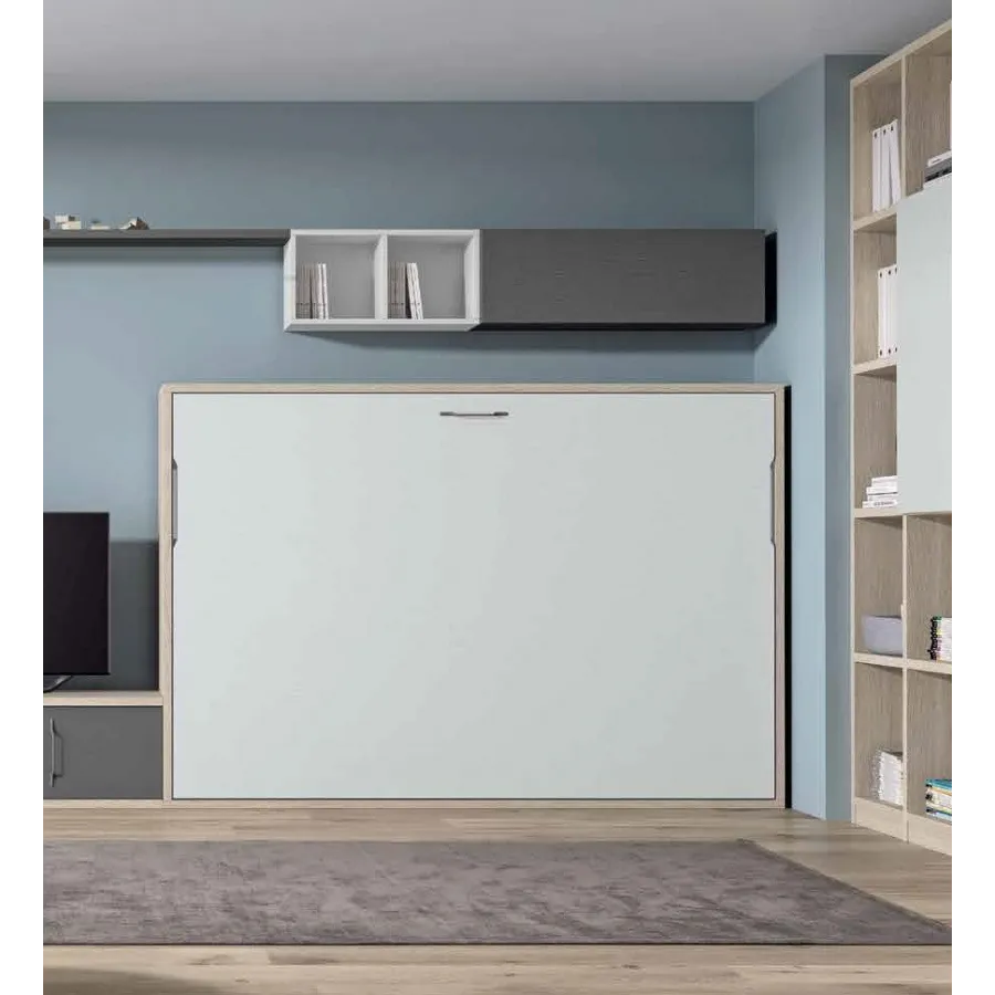 Cama abatible 135X190 WT sencilla