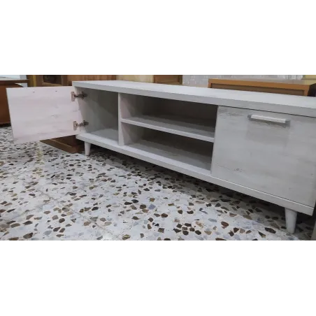 TV 140 cm. blanco rústico LIQUIDACION