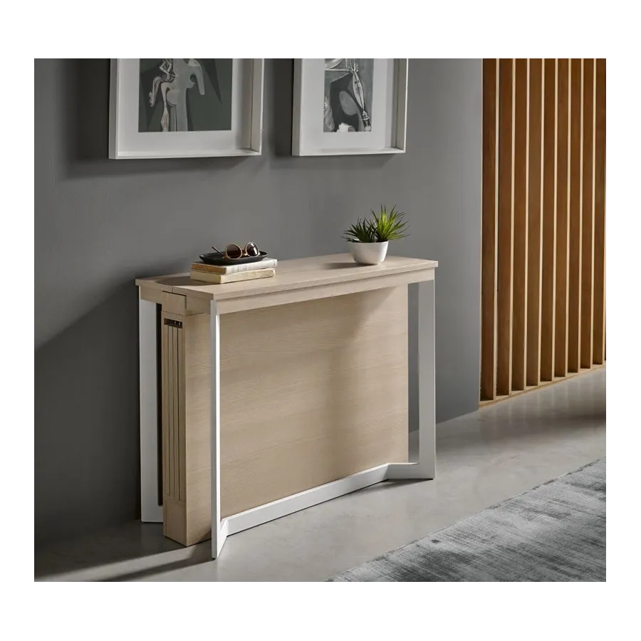 Mesa consola modelo Lika de Pemi cuatro extensibles