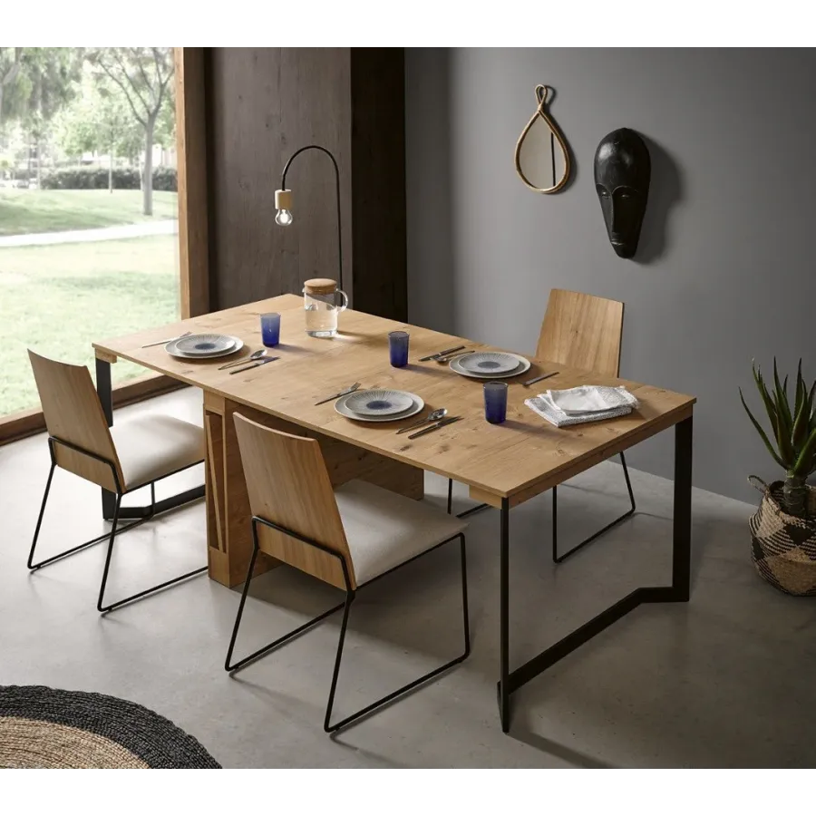 Mesa consola modelo Lika de Pemi cuatro extensibles