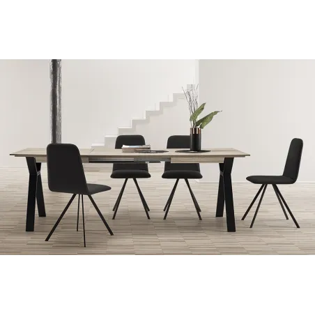 Mesa Elsa Melamina con 2 extensibles