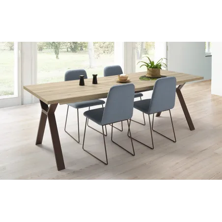 Mesa Elsa Melamina con 2 extensibles