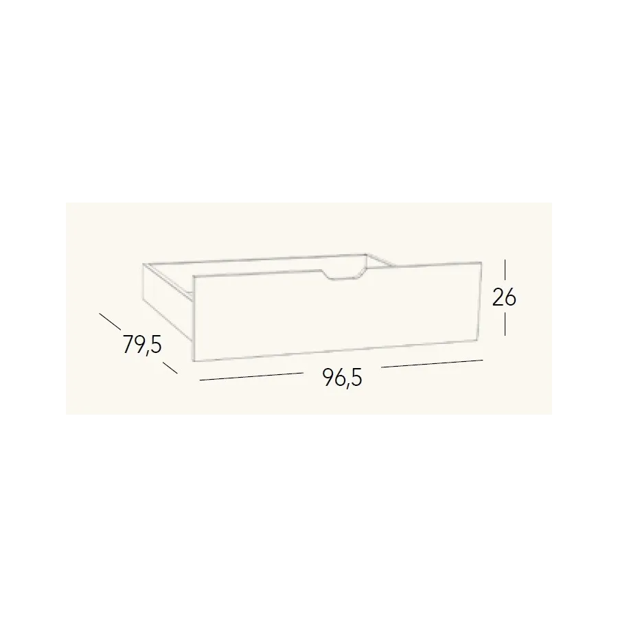 Juego cajones litera madera en Mueblesguadalhorce.es