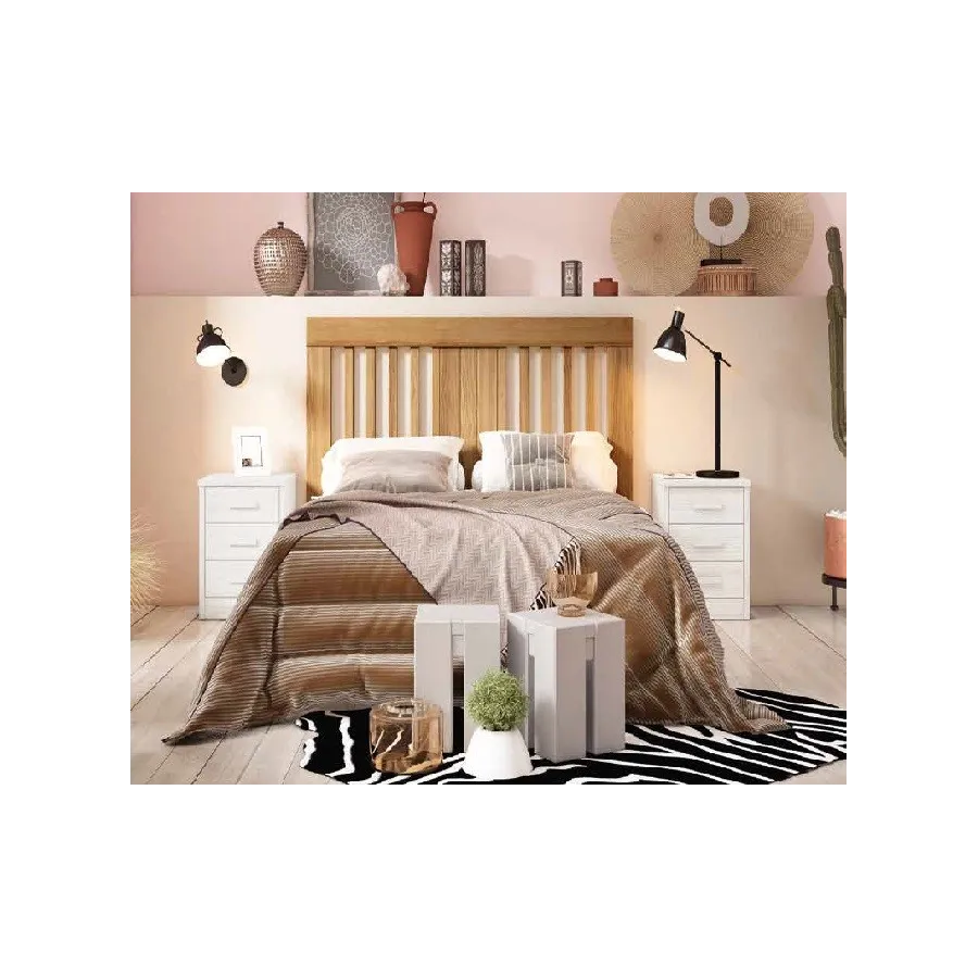 Cabecero colonial Barras individual